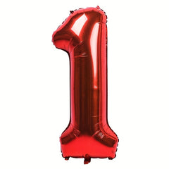 1pc Red Foil Number Balloons 40 Happy Birthday Party Decoration Accessory