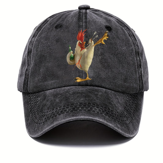 Chicken Pattern Sun Protection Baseball Hat Unisex