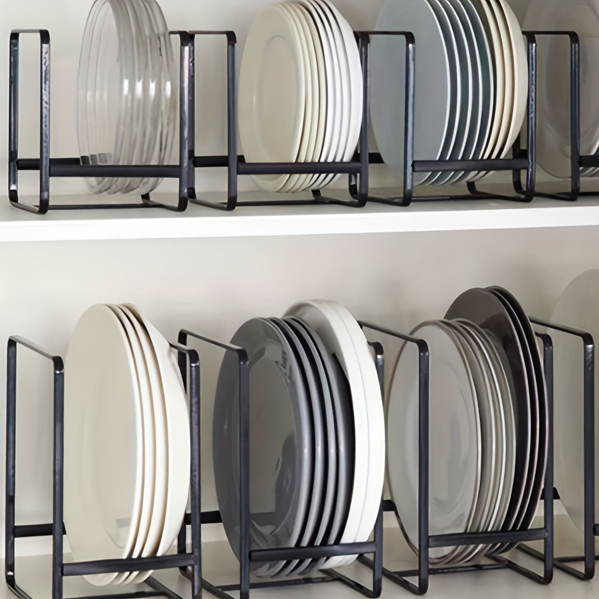 Iron Drain Bowl Rack Kitchen Storage Solution