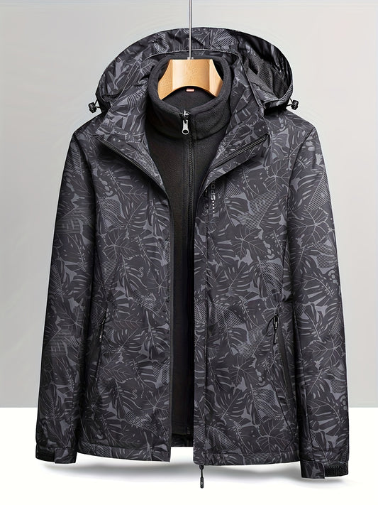 3 in 1 Fleece Liner Warm Punch Jacket Casual Waterproof Windproof Jacket