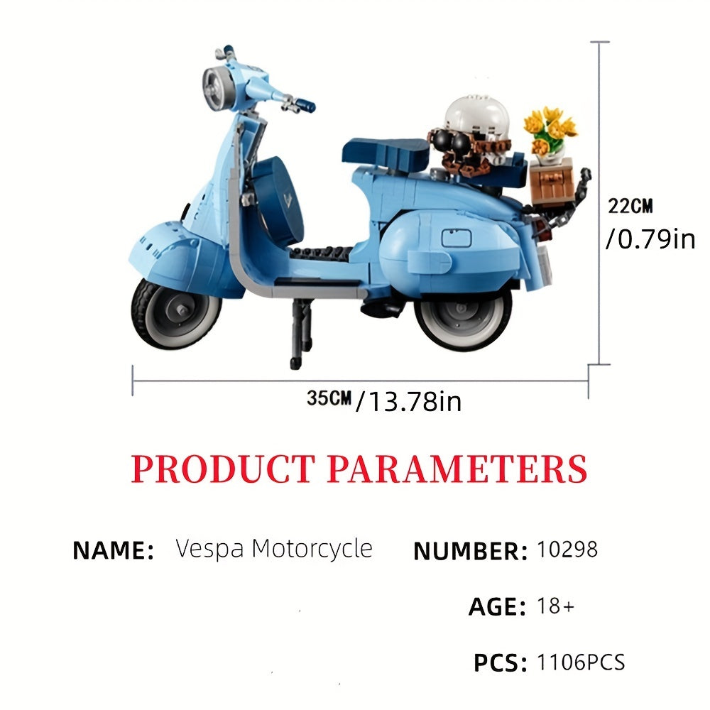 Motorcycle Building Blocks Model Toys For Kids Boys Gift