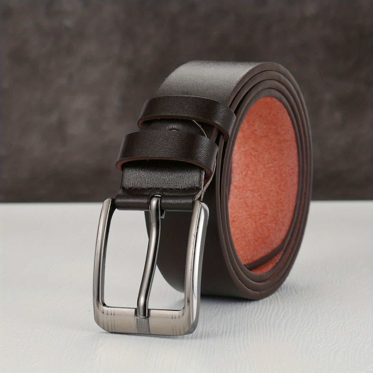 Men's Pin Buckle Leather Belt Casual Jeans Pants Waist Strap