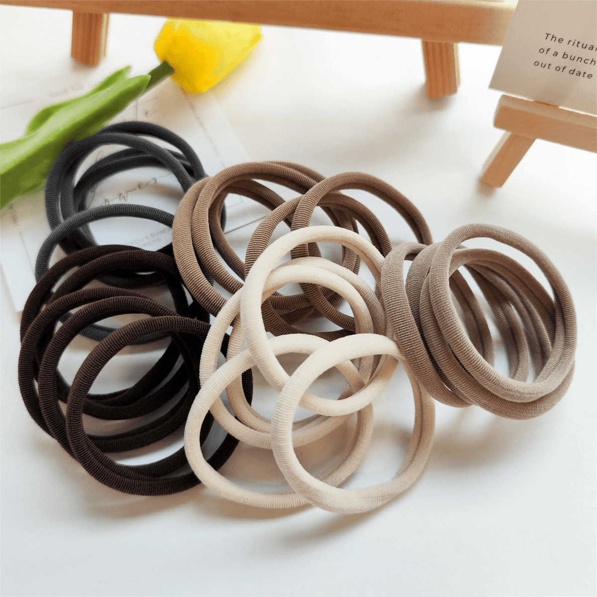 25pcs Large Hair Ties For Girls No Hair Damage Soft Holder Hair Accessories