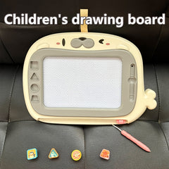Kids' Drawing Board w/ 4 Pattern Stamps & Erasable Surface
