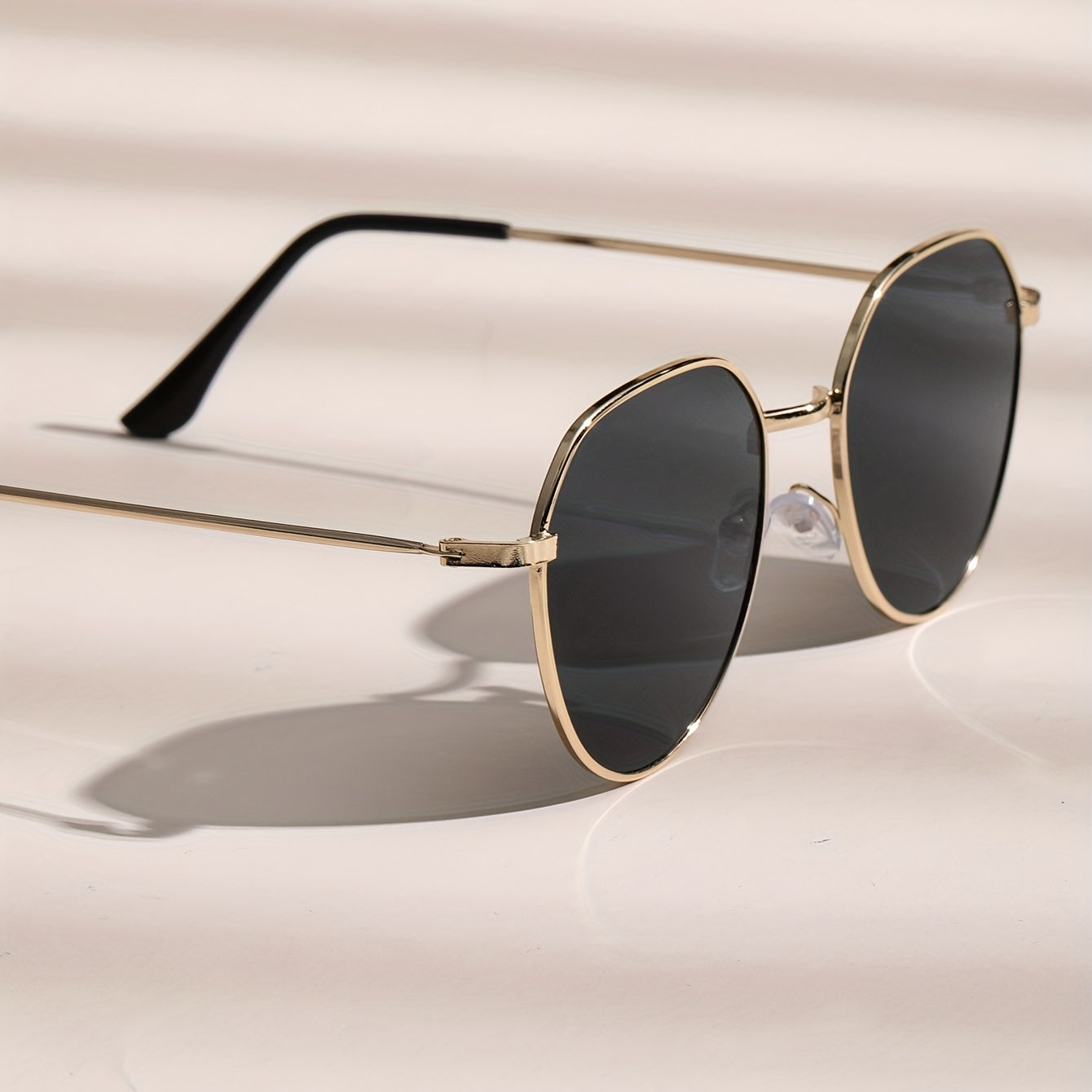 Metal Round Frame Sunglasses Cat Eye Glasses UV400