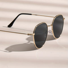 Metal Round Frame Sunglasses Cat Eye Glasses UV400