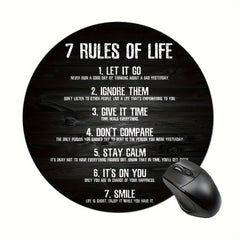 Custom Inspirational Quote About Life Mouse Pad