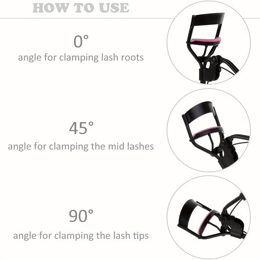 Eyelash Curlers Kit with Eyelash Applicator Tool and Grooming Brush