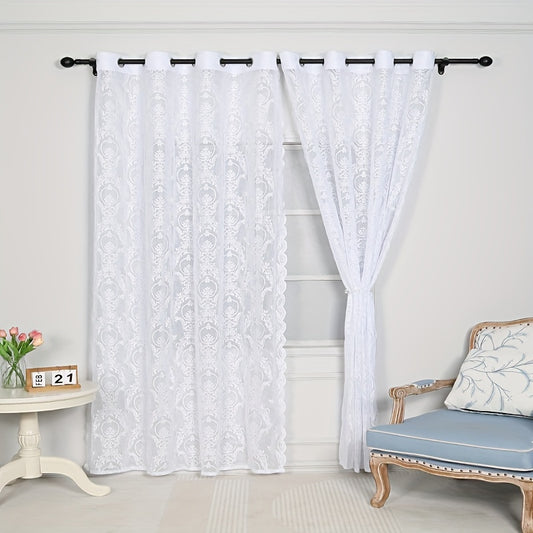Stylish Lace Curtain for Home Decor - Enhance Your Space with Privacy