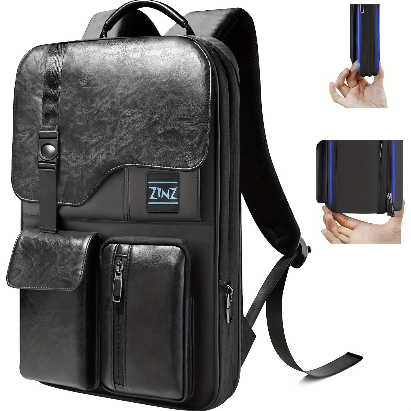 Outdoor Laptop Backpack Lightweight Expandable Business Travel Bag