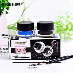 Waterproof Gel Eyeliner Cream Set with Brushes