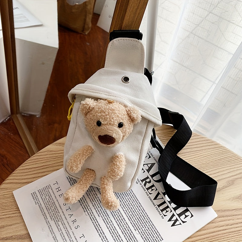 Cute Bear Cartoon Crossbody Bag for Girls