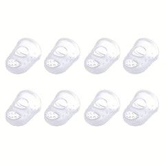 8Pcs Silicone Finger Guards Guitar Fingertip Protectors for Ukulele Guitar