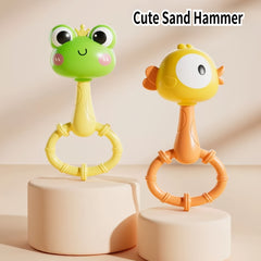 Frog Duck Hand Cranked Bell for Youngsters 1 2pcs