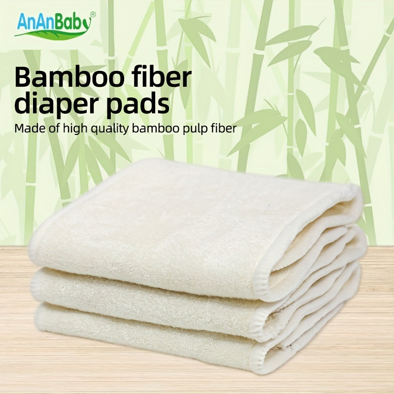 6pcs 4 Layers Bamboo Blend Insert Diaper Pads