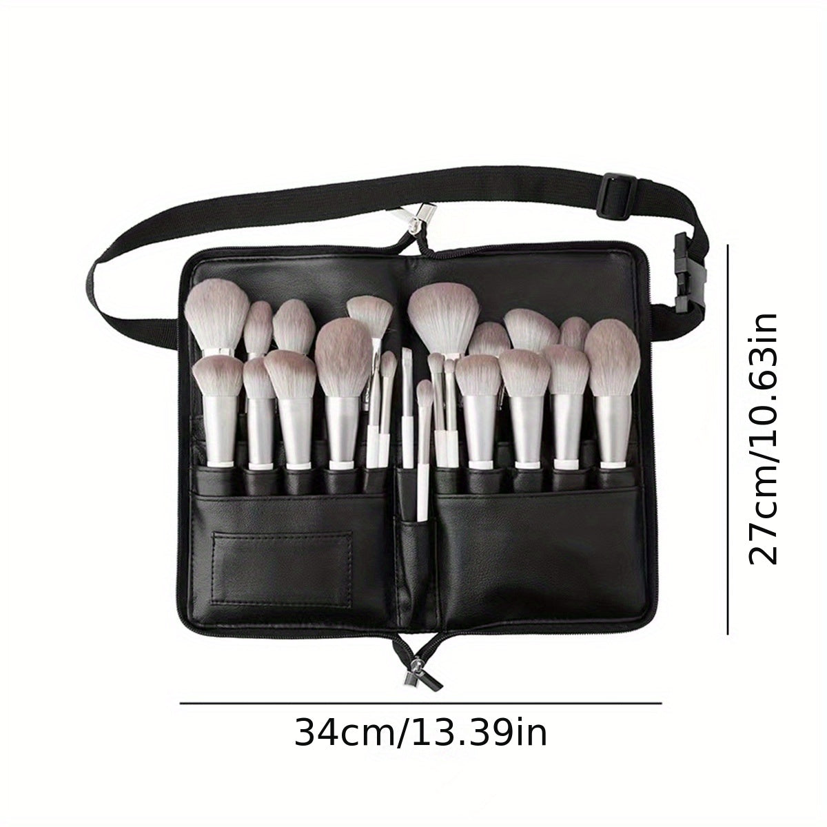 Artist Makeup Brush Waist Bag Large Capacity Portable Pockets Bag
