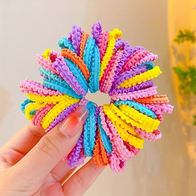 Colorful Hair Ties Set Girls' Holiday Gift
