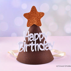 DIY Birthday Hat Decoration Non-woven Party Felt Hat