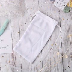 Microfiber Drawstring Sunglasses Bag Dustproof Soft Eyewear Container
