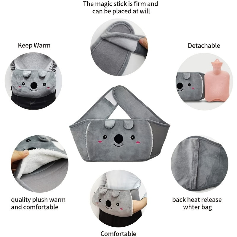 3 Plush Hot Water Bottle & Hand Warmer Set