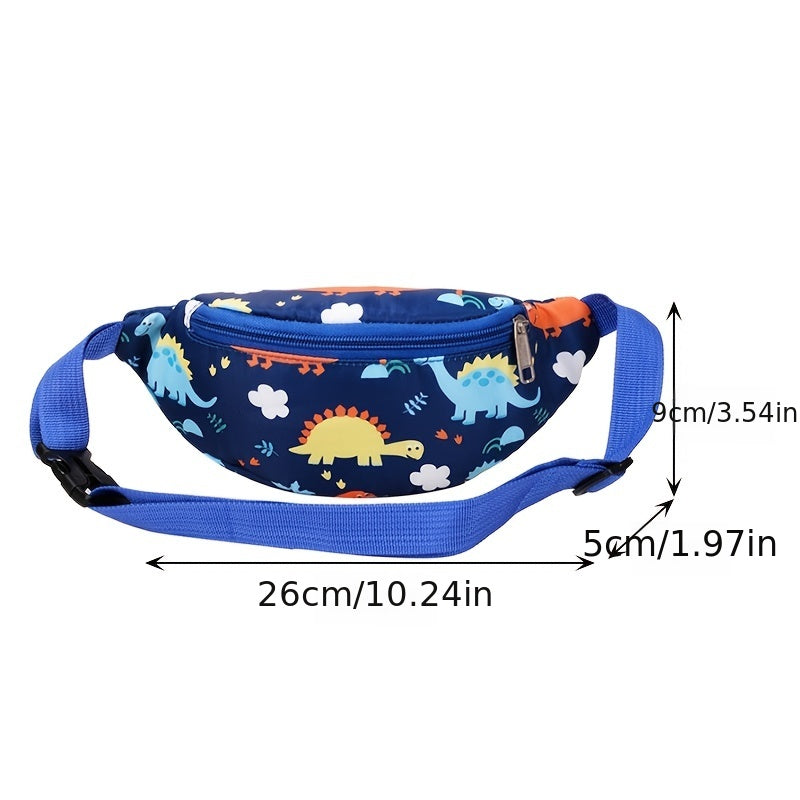 Cartoon Unicorn Dinosaur Kids Waist Bag