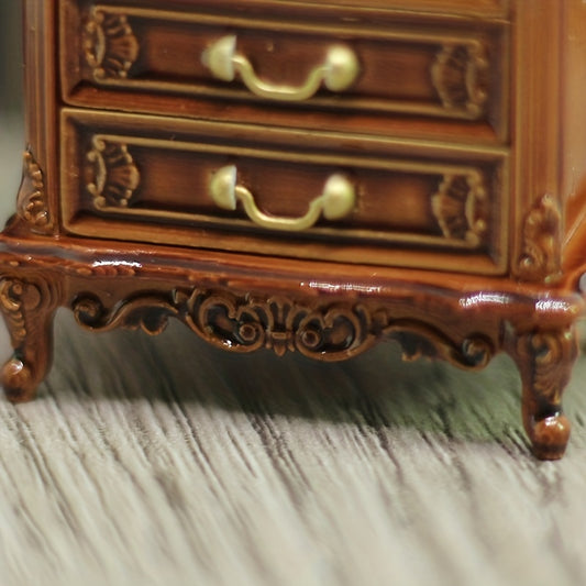 1Pc Dollhouse Bedroom Chest Of Drawers DIY Toys