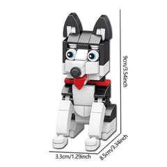 1002pcs Dog Model Building Blocks Set - Various Breeds - Assembly Toy