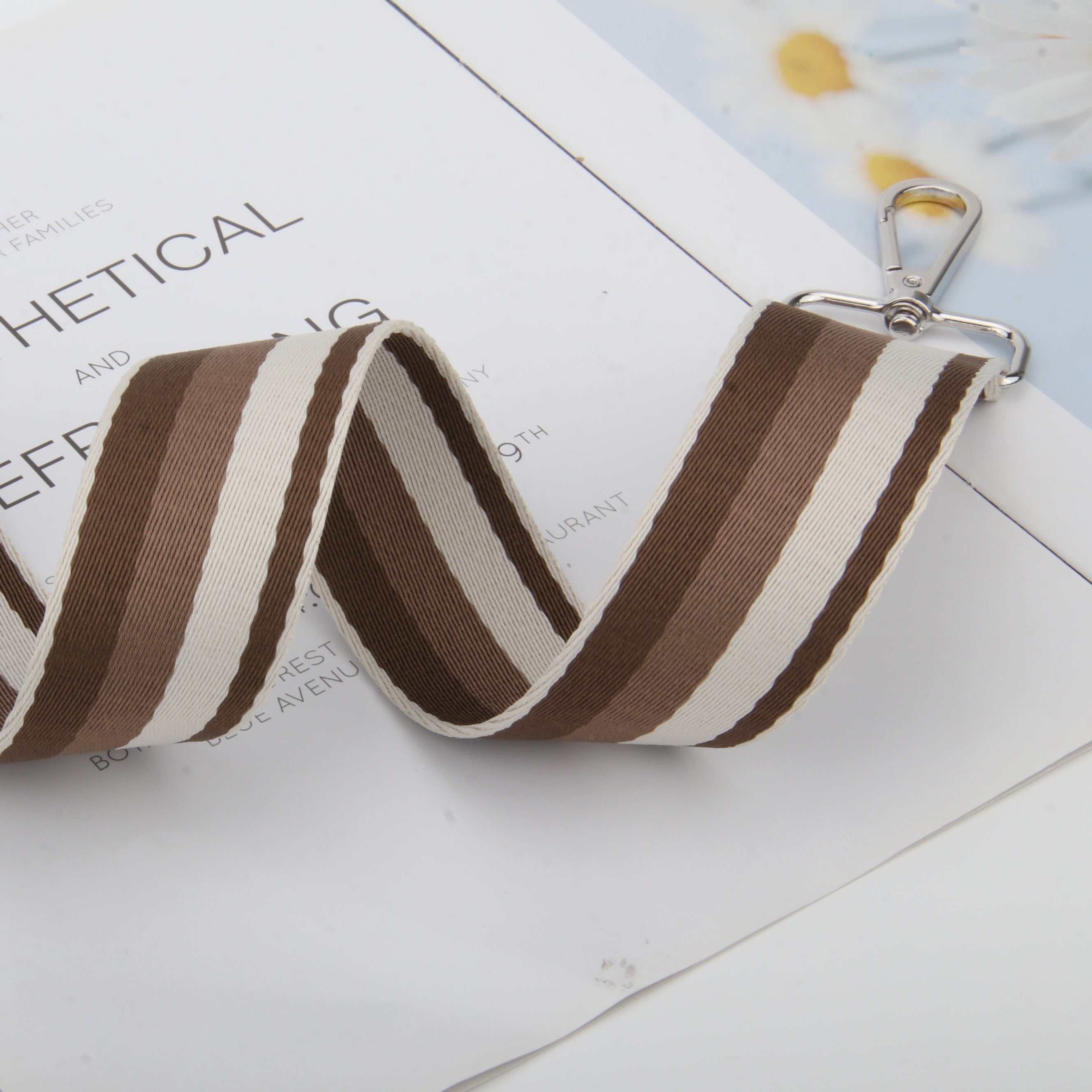 Colorblock Bag Strap Lightweight Adjustable Strap