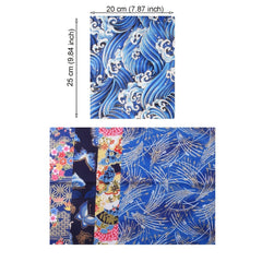 20x25cm Japanese Cotton Fabric Bundle for Patchwork Sewing Dolls & Bags