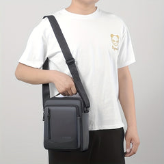 Men's Large Capacity Casual Shoulder Bag for Work Travel