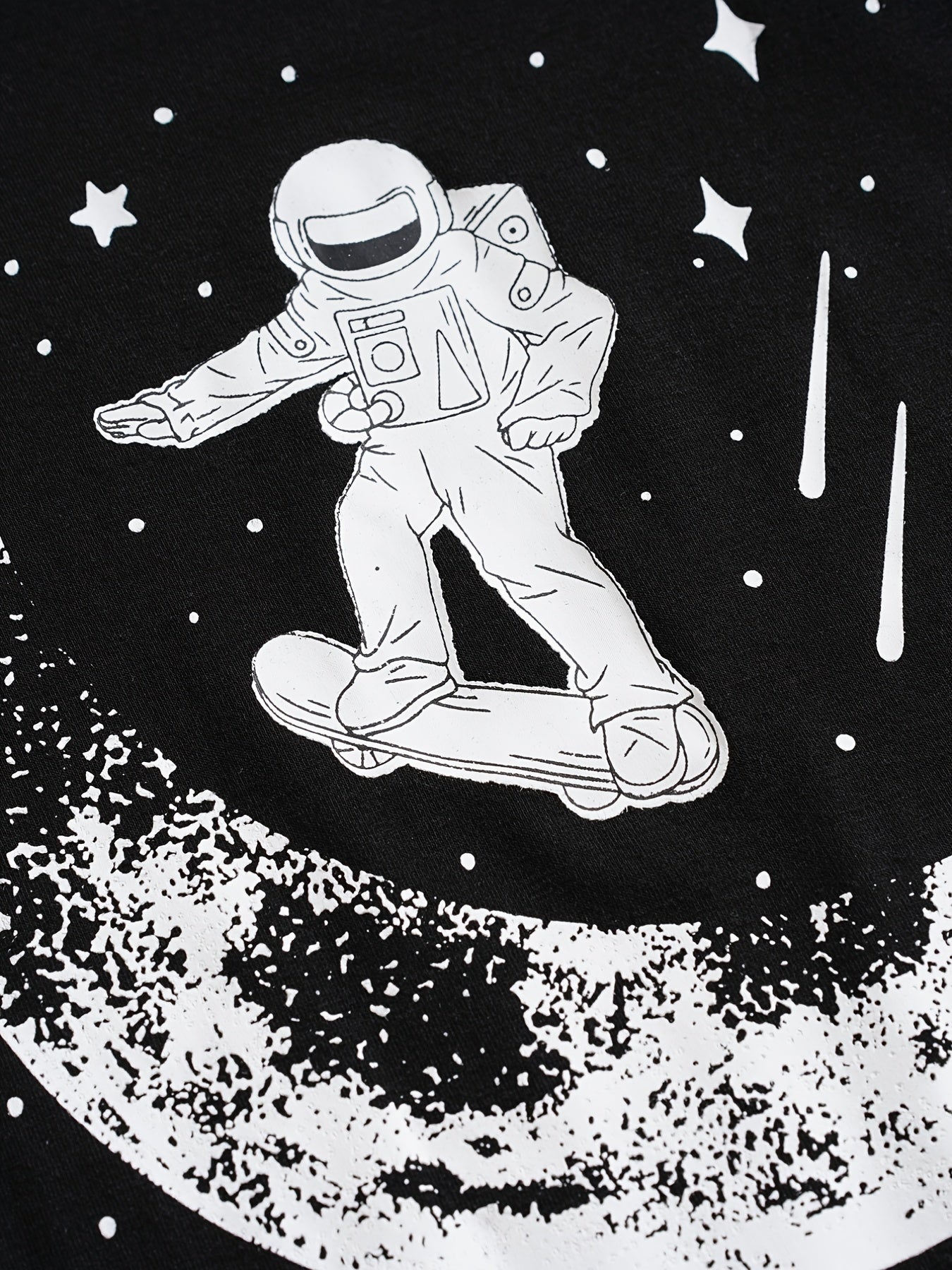 Boys Astronaut Skateboard Rocket Pajamas Set