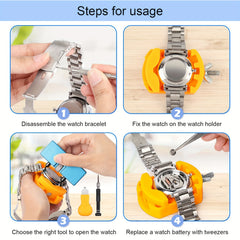 32 Piece Watch Repair Kit Screwdriver Band Wrench Case Opener Back Remover Tool
