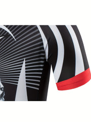 Men's Cycling Jersey Skull Graphic High Stretch Quick Dry Shirt