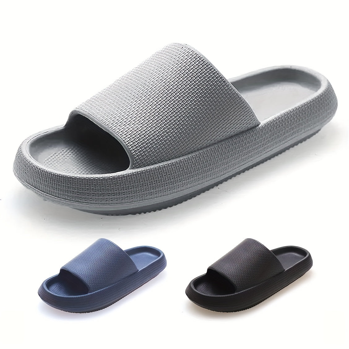 Men's Cloud Slides Slippers Soft Comfy Lightweight Non Slip House Shoes