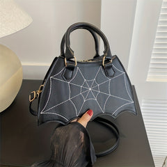 Gothic Bat Wing Novelty Bag Y2K Shoulder Purse for Halloween