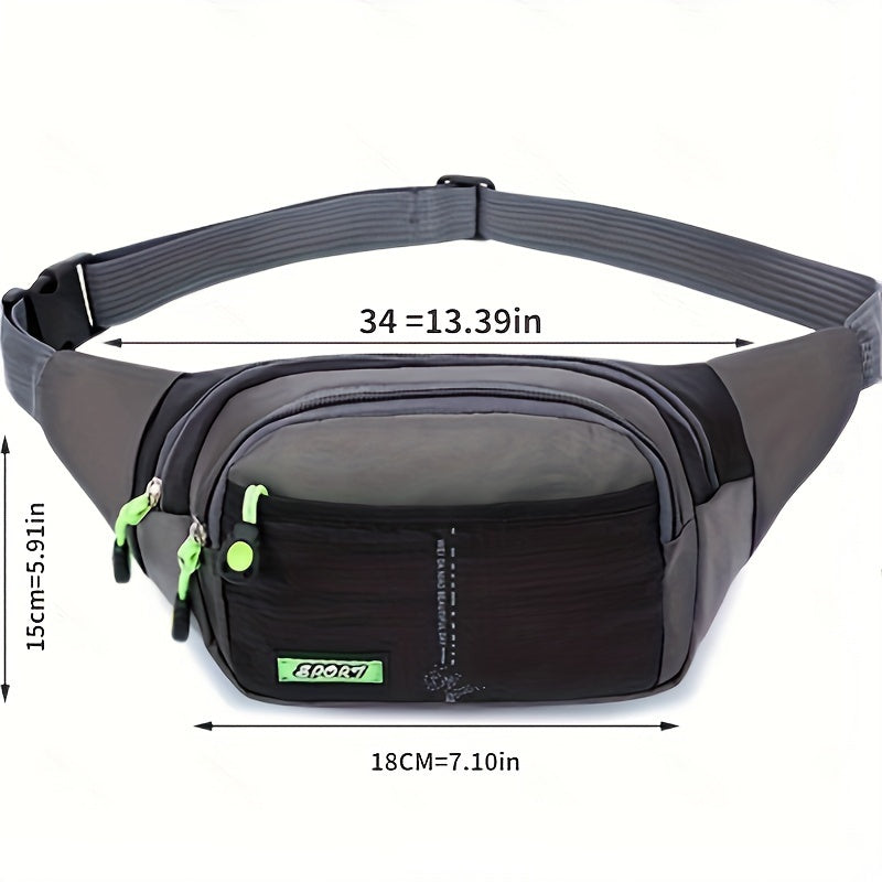 Men's Multifunction Waist & Chest Bag for Outdoor Sports Running Fitness Water R