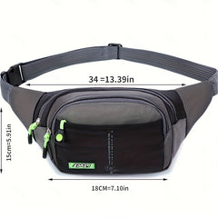 Men's Multifunction Waist & Chest Bag for Outdoor Sports Running Fitness Water R