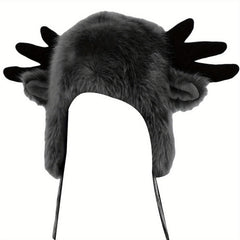 Head Plush Hat Cartoon Ear Protection Warm Cap For Women