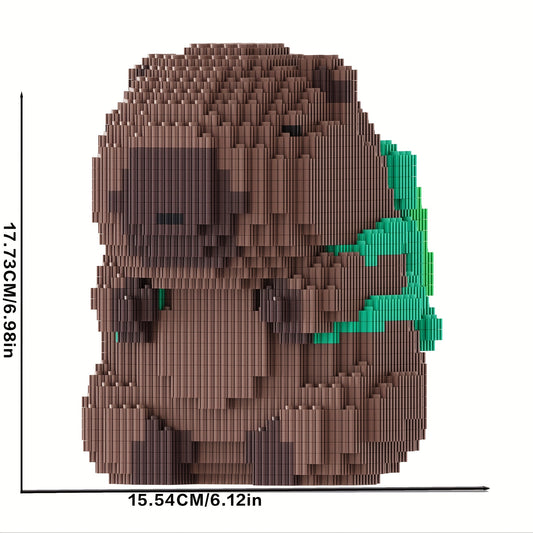 5001pcs Capybara Backpack Building Blocks Gift for Decoration