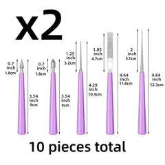 Diamond File Cutter Set for Jewelry Making Enlarge Beading Holes