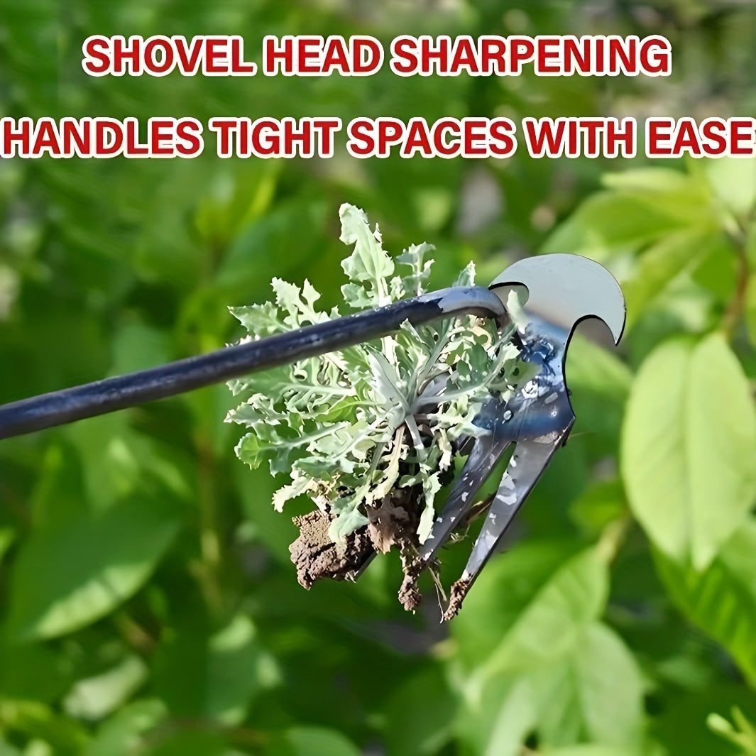 2pcs Manganese Steel Weed Puller Dual Purpose Weeder