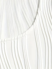 Wavy Striped Tank Top Sexy Scoop Neck Summer Sleeveless Top