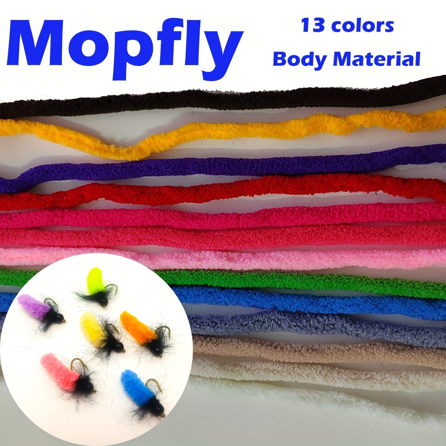 1 Pack 5m 13 Colors Fly Tying Chenille Fishing Tackles