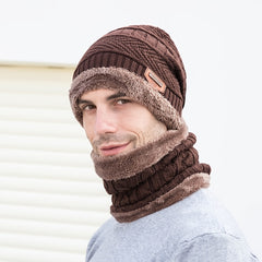 3pcs Winter Warm Knitted Wool Set for Women