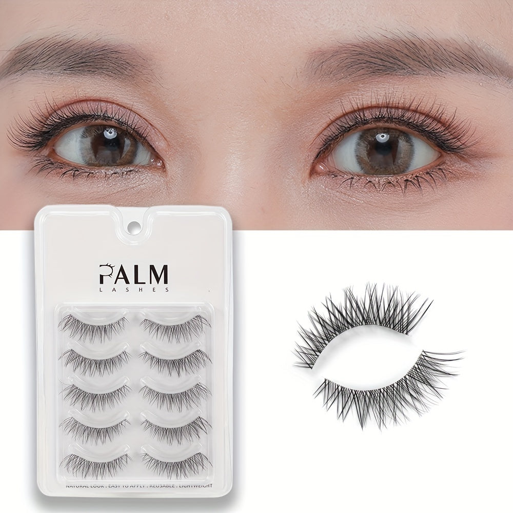 Palm Lashes Natural Look False Eyelashes Short Lashes TS01