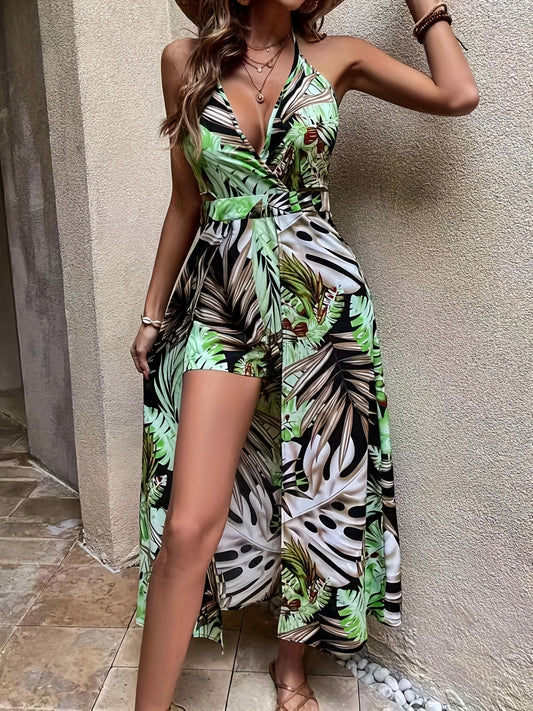 Boho Spaghetti Strap Romper Jumpsuit for Women