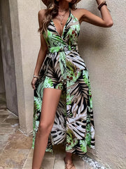 Boho Spaghetti Strap Romper Jumpsuit for Women