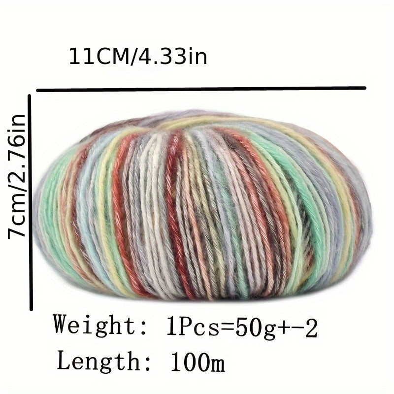 6pcs Mixed Cotton Yarn for Hand Knitting Crocheting - 50g pc