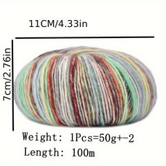 6pcs Mixed Cotton Yarn for Hand Knitting Crocheting - 50g pc