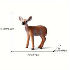 Christmas Reindeer Ornament Set PVC Educational Toy